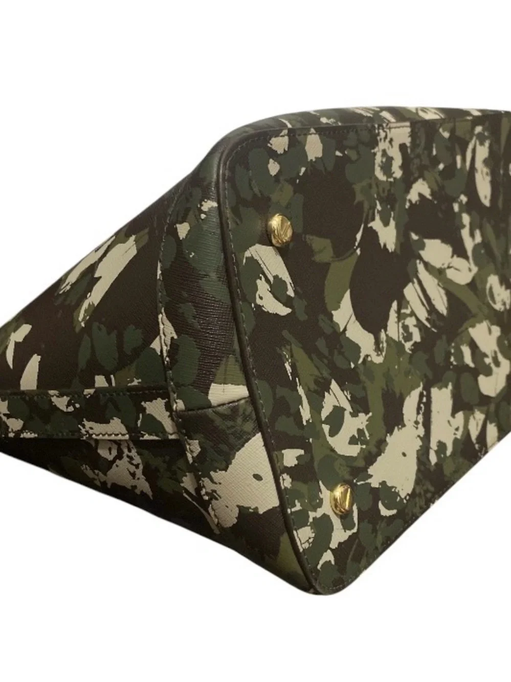 Henri Bendel Custom Patch Camo Satchel - Picture 10 of 14